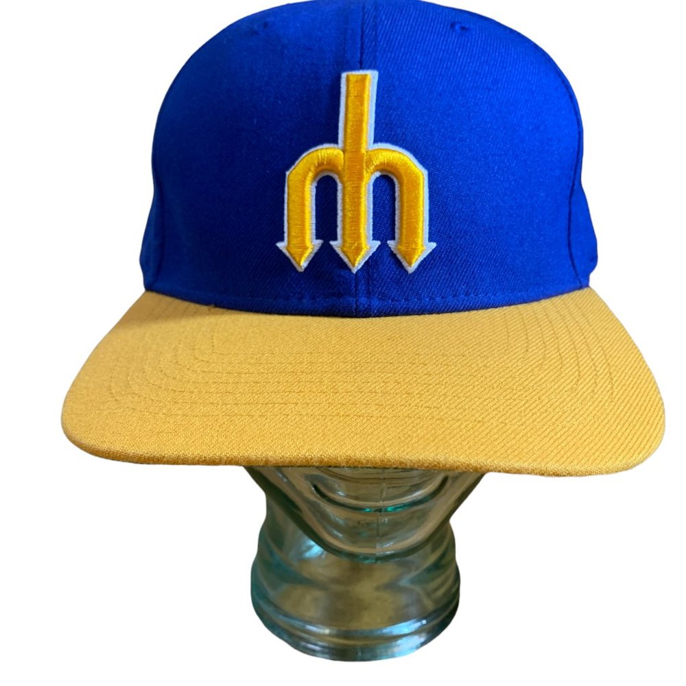 Seattle Mariners Cooperstown Collection Throwback '47 Brand Fitted Hat Cap 8